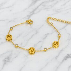 "Hallie" Adjustable Gold Bracelet